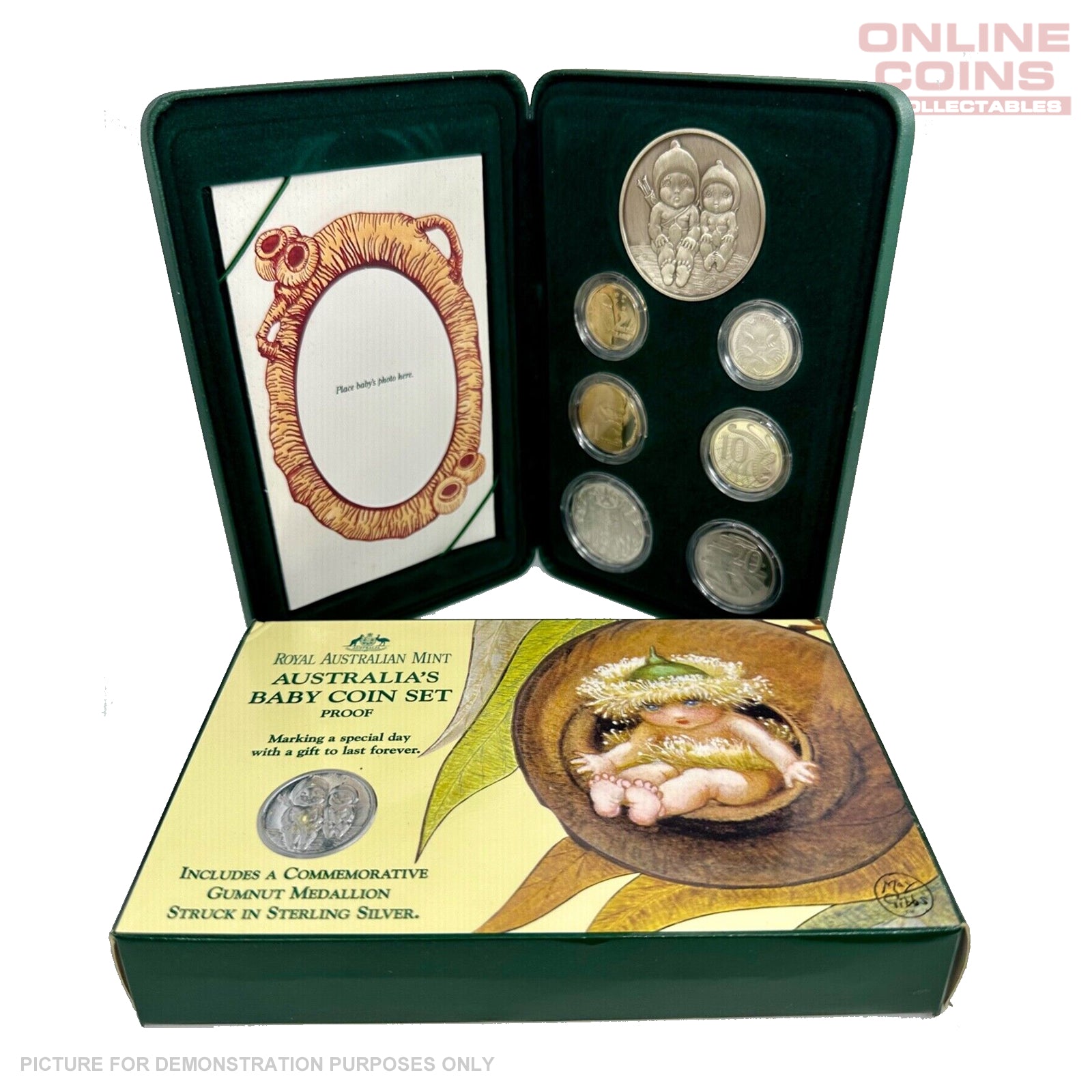 1996 Royal Australian Mint Baby PROOF Coin Set - Gumnut Baby